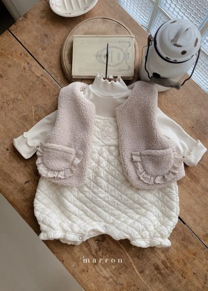 Marron Kid - Korean Baby Fashion - #babyoutfit - Cloud Wing Bodysuit - 11