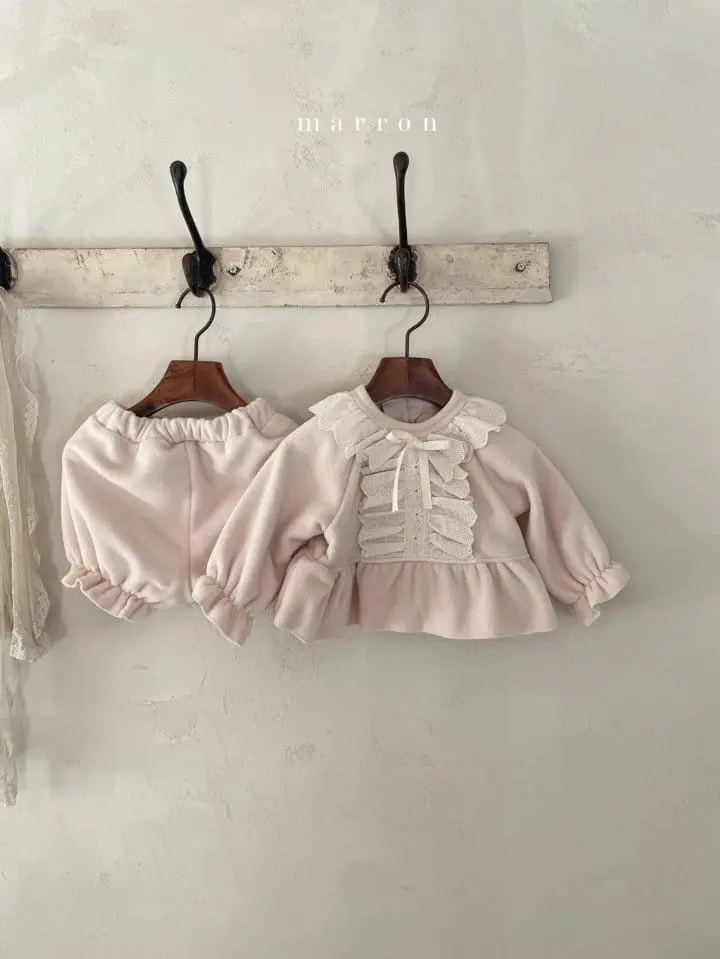Marron Kid - Korean Baby Fashion - #babyoutfit - Bebe Jingle Bell Set - 12