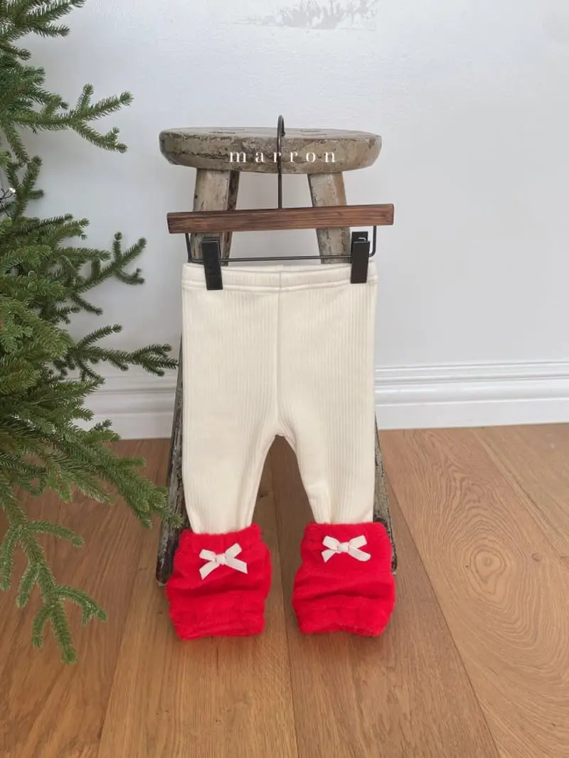 Marron Kid - Korean Baby Fashion - #babyoutfit - Fluffy Toshi Leggings - 8