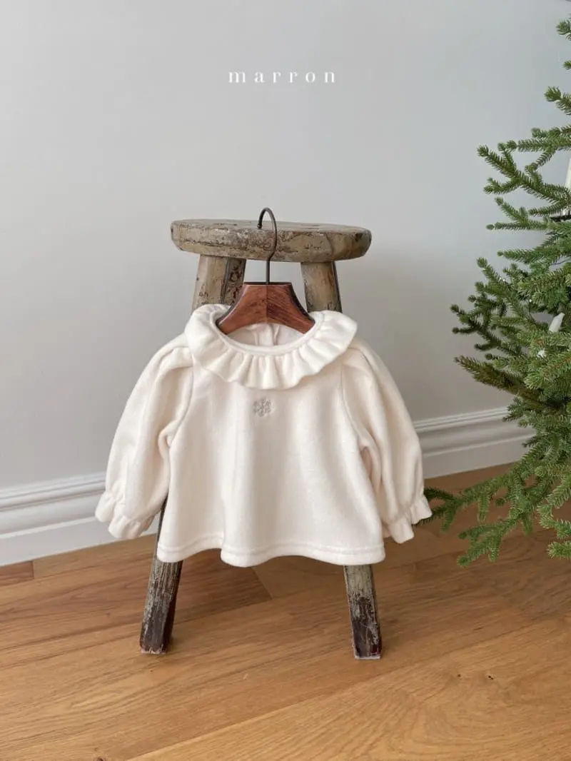 Marron Kid - Korean Baby Fashion - #babywear - Snow Flower Blouse - 9