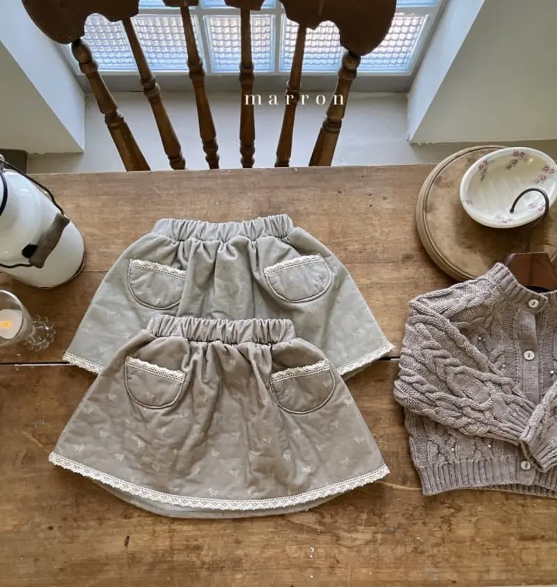 Marron Kid - Korean Baby Fashion - #babywear - Noel Skirt - 8