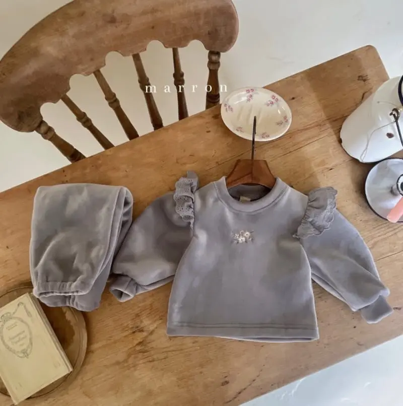 Marron Kid - Korean Baby Fashion - #babywear - Praha Top Bottom set - 7