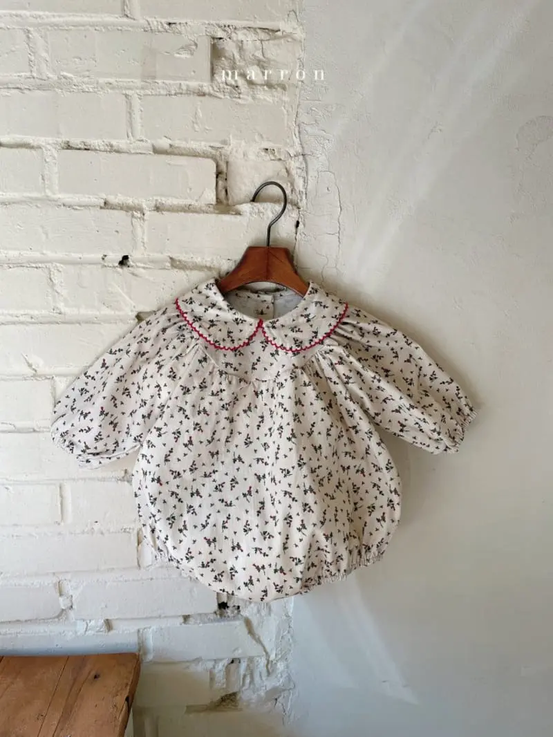 Marron Kid - Korean Baby Fashion - #onlinebabyboutique - Christmas Bodysuit