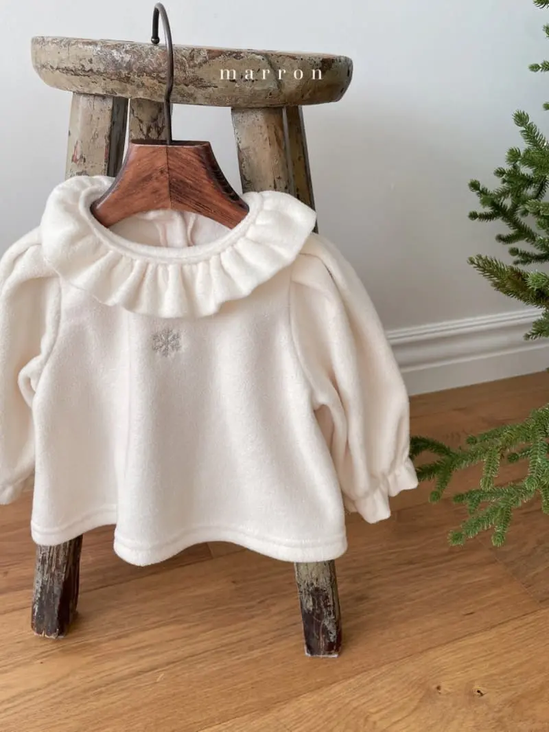 Marron Kid - Korean Baby Fashion - #onlinebabyboutique - Snow Flower Blouse - 10
