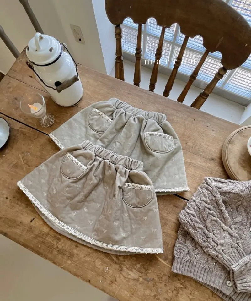 Marron Kid - Korean Baby Fashion - #onlinebabyshop - Noel Skirt - 10