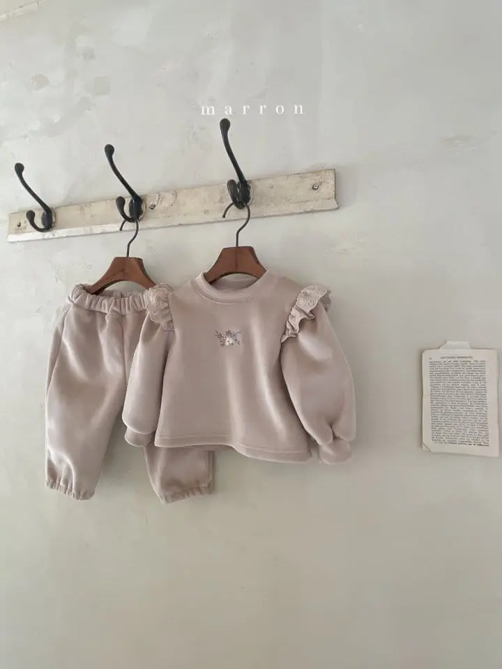 Marron Kid - Korean Children Fashion - #stylishchildhood - Praha Top Bottom Set - 3
