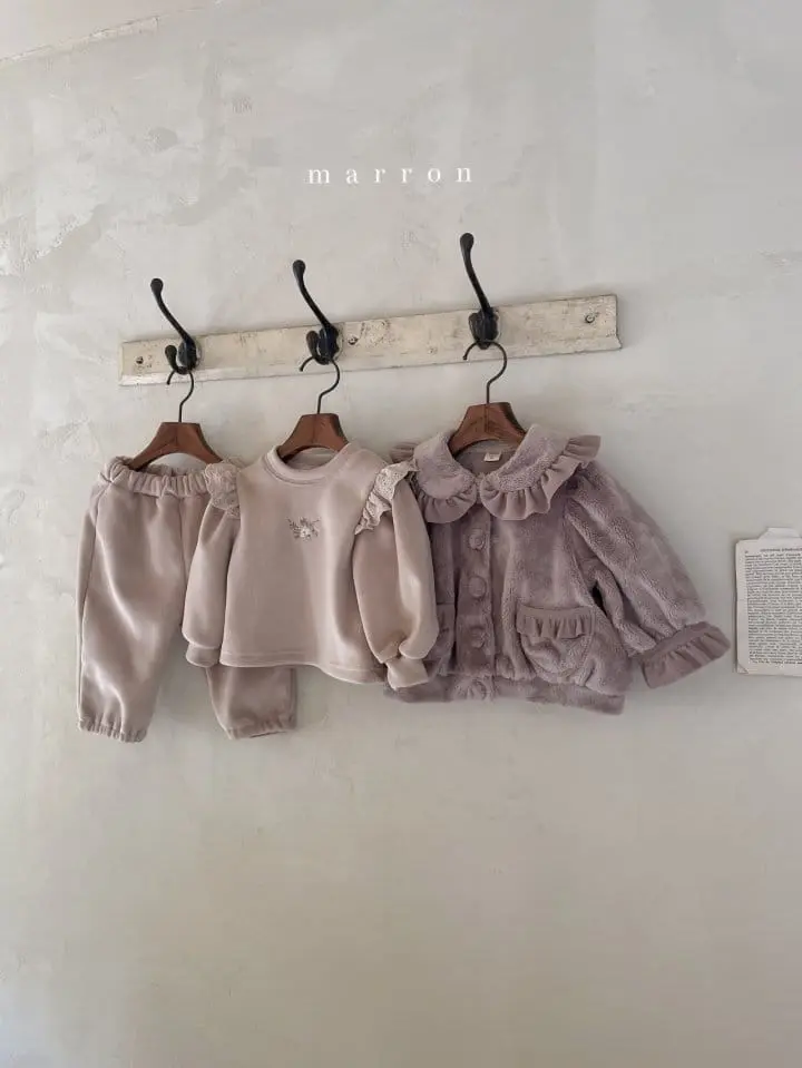 Marron Kid - Korean Children Fashion - #toddlerclothing - Praha Top Bottom Set - 2