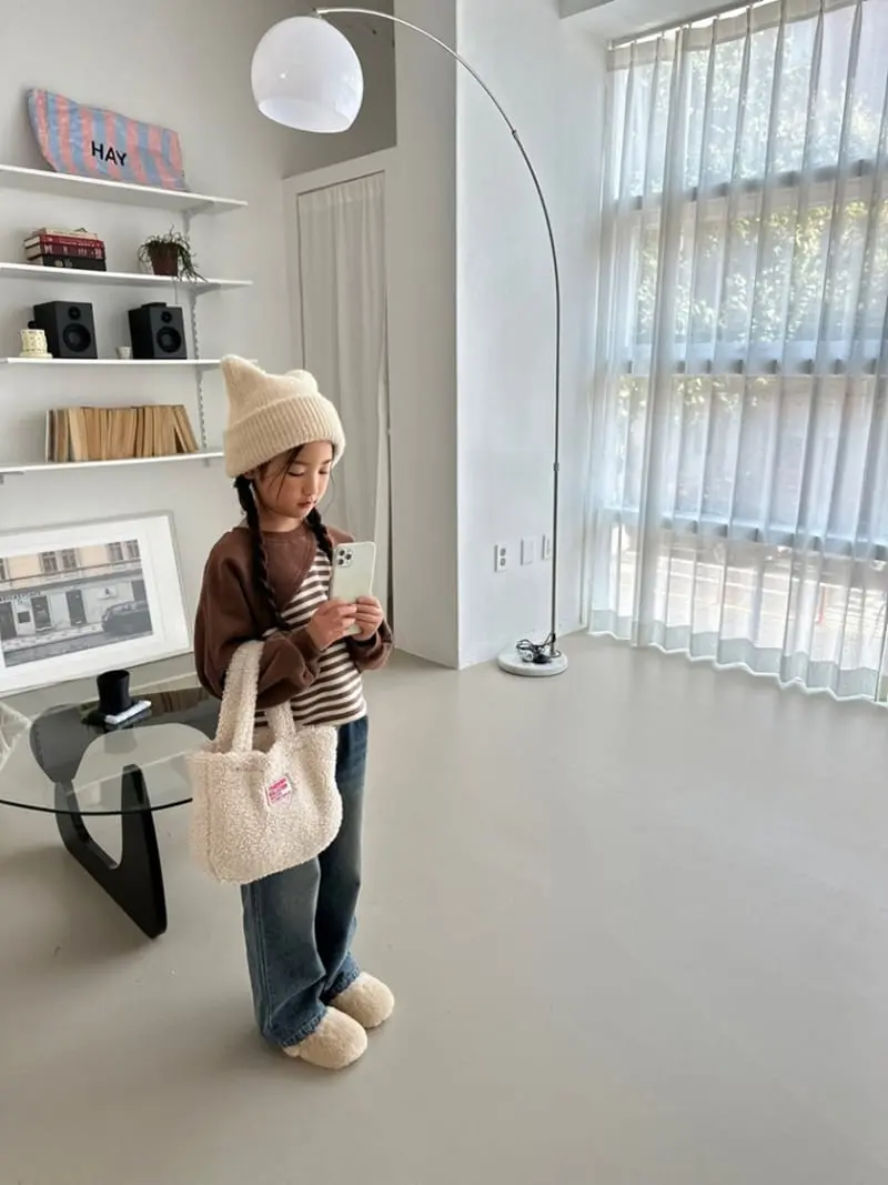 Matilda & Lee - Korean Children Fashion - #prettylittlegirls - Unbal ST Sweatshirt - 4