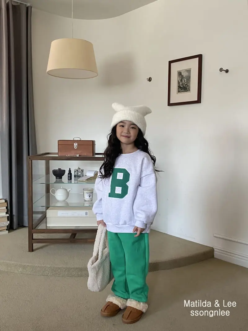 Matilda & Lee - Korean Children Fashion - #childrensboutique - Alpabet Top Bottom Set - 3
