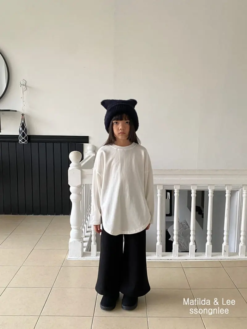 Matilda & Lee - Korean Children Fashion - #discoveringself - Smile Unbal Long Tee - 12