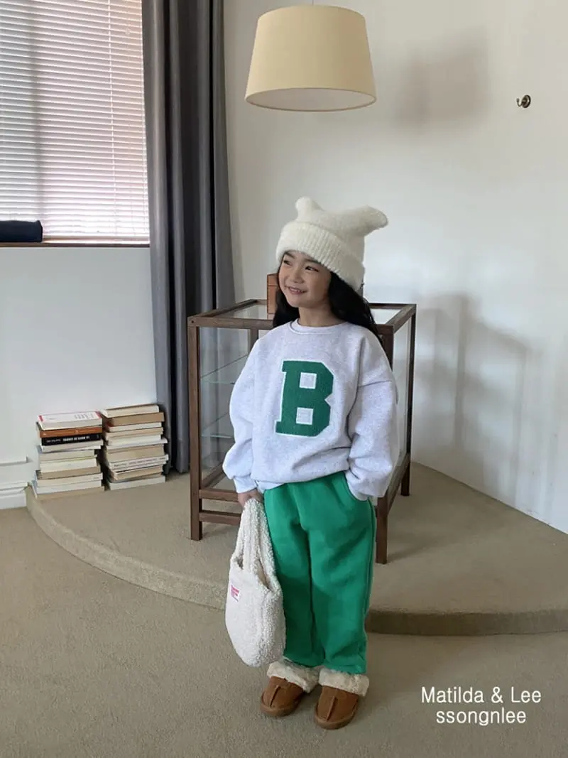 Matilda & Lee - Korean Children Fashion - #kidsshorts - Alpabet Top Bottom Set - 7
