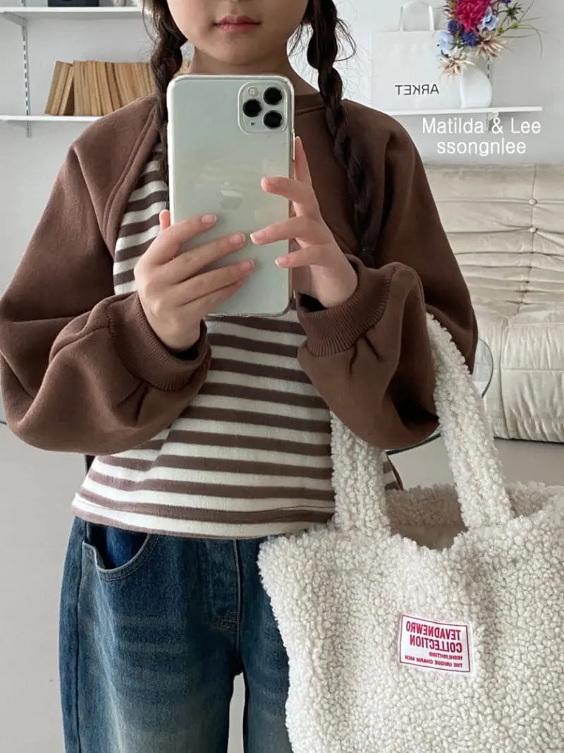 Matilda & Lee - Korean Children Fashion - #kidsshorts - Unbal ST Sweatshirt - 10
