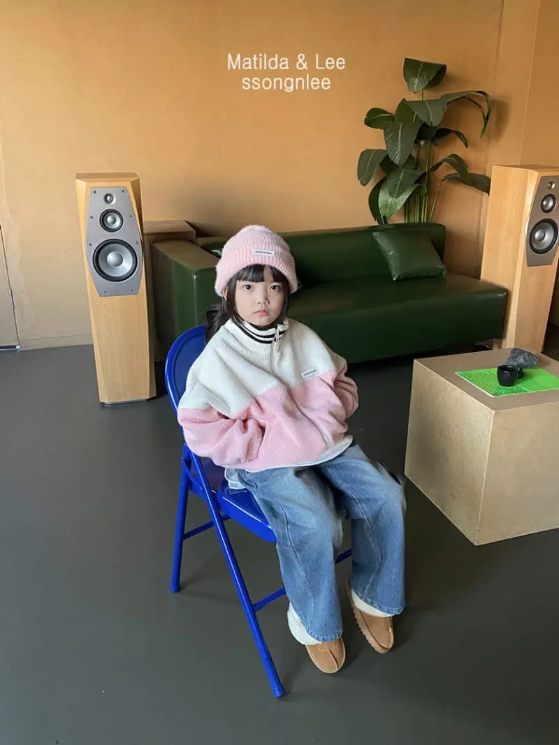Matilda & Lee - Korean Children Fashion - #kidzfashiontrend - Color Fleece Jumper