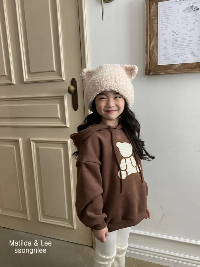 Matilda & Lee - Korean Children Fashion - #kidzfashiontrend - Today Bear Hoody - 5