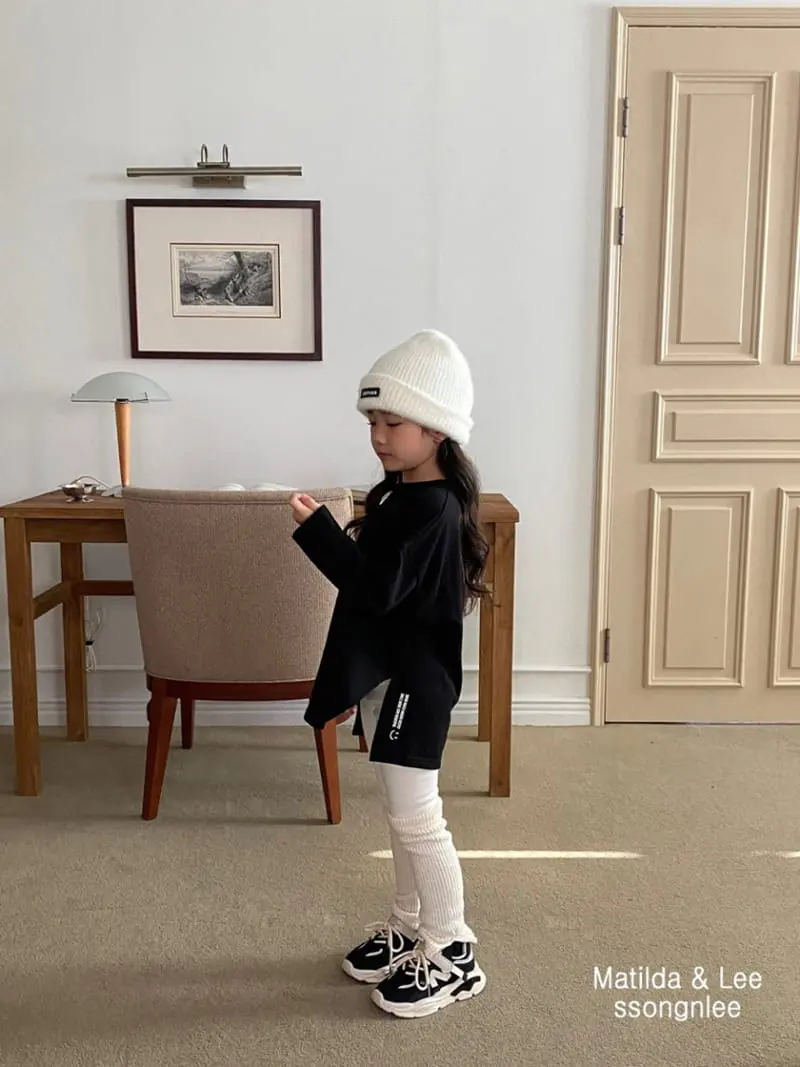 Matilda & Lee - Korean Children Fashion - #magicofchildhood - Smile Unbal Long Tee - 3