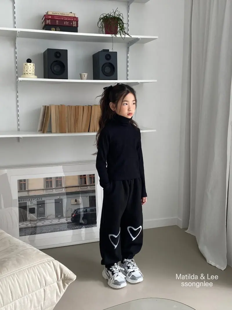 Matilda & Lee - Korean Children Fashion - #prettylittlegirls - Heart Pants - 5