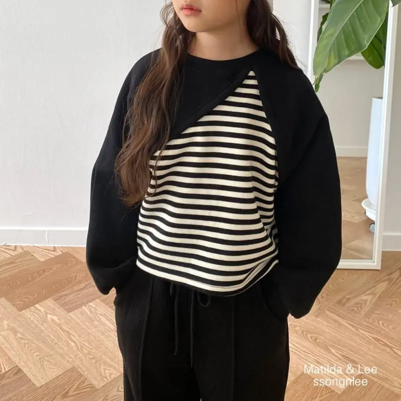 Matilda & Lee - Korean Children Fashion - #prettylittlegirls - Unbal ST Sweatshirt - 3