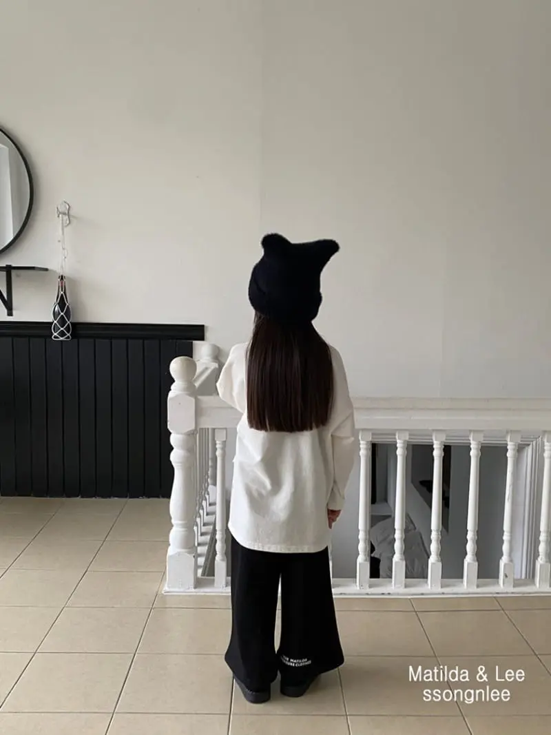 Matilda & Lee - Korean Children Fashion - #todddlerfashion - Smile Unbal Long Tee - 6