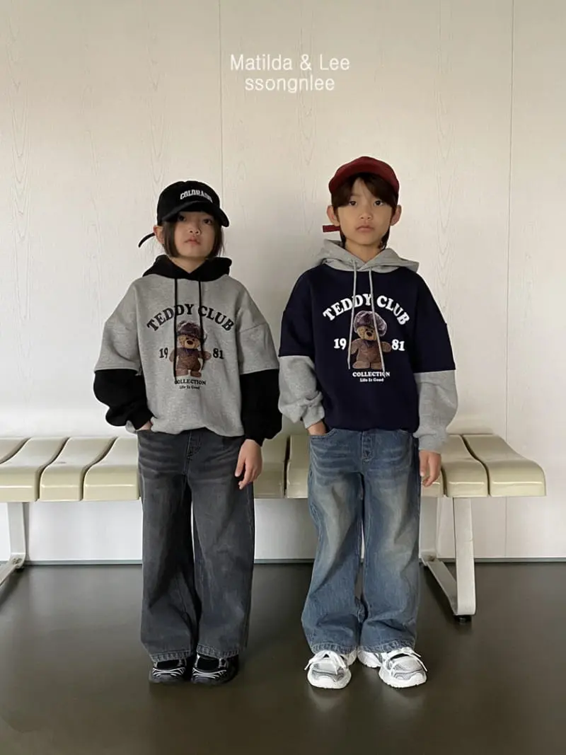 Matilda & Lee - Korean Children Fashion - #toddlerclothing - Teddy Layered Hoody - 10