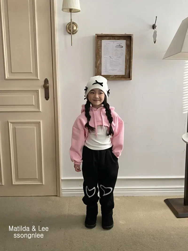 Matilda & Lee - Korean Children Fashion - #toddlerclothing - Unbal Crop Hoody - 8