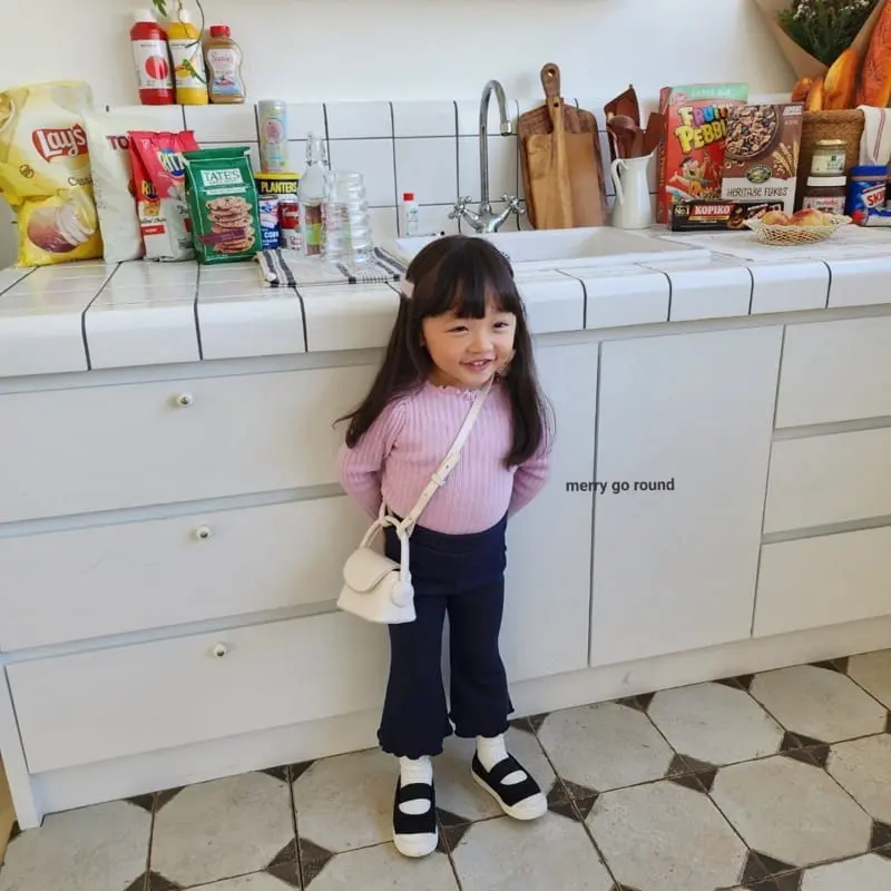 Merry Go Round - Korean Children Fashion - #designkidswear - Shirring Tee - 2