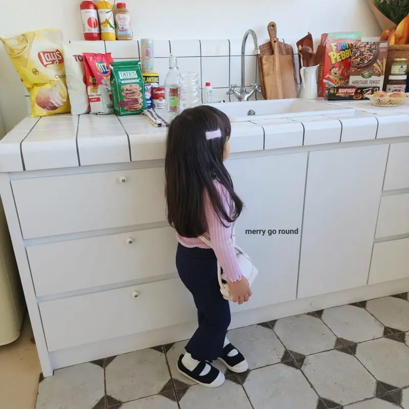 Merry Go Round - Korean Children Fashion - #designkidswear - Fleece Jelly Bootscut Pants - 10