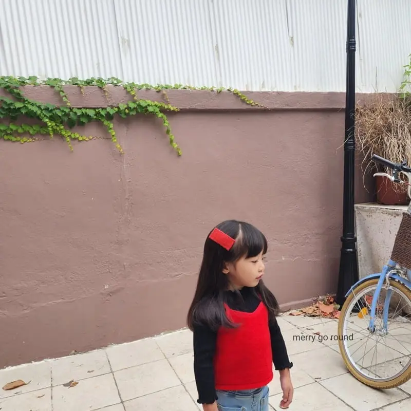 Merry Go Round - Korean Children Fashion - #kidsshorts - Monsil Vest - 11