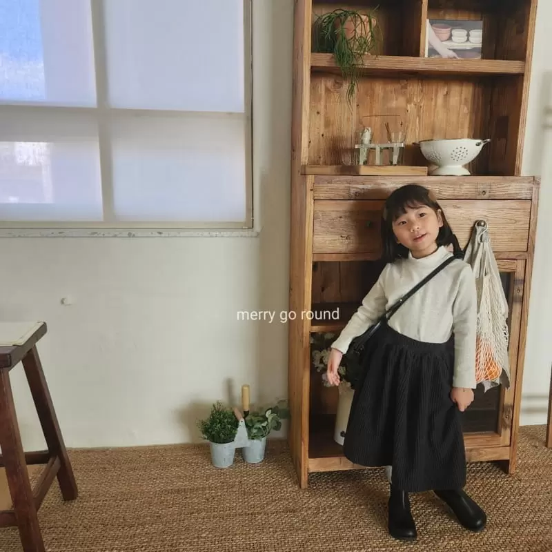 Merry Go Round - Korean Children Fashion - #magicofchildhood - Basic Half Turtleneck Tee - 8