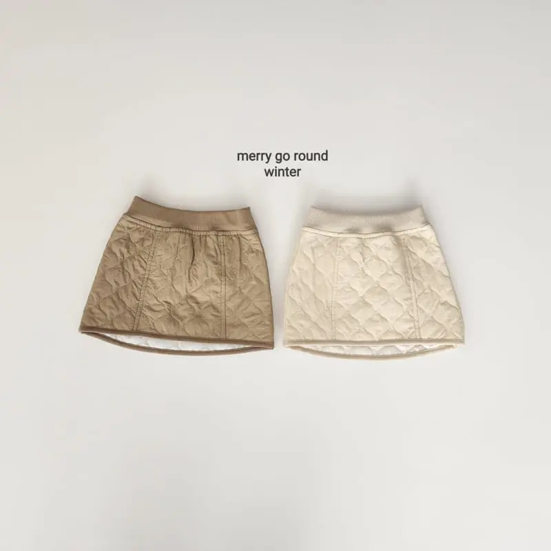 Merry Go Round - Korean Children Fashion - #todddlerfashion - Quilting Skirt - 9