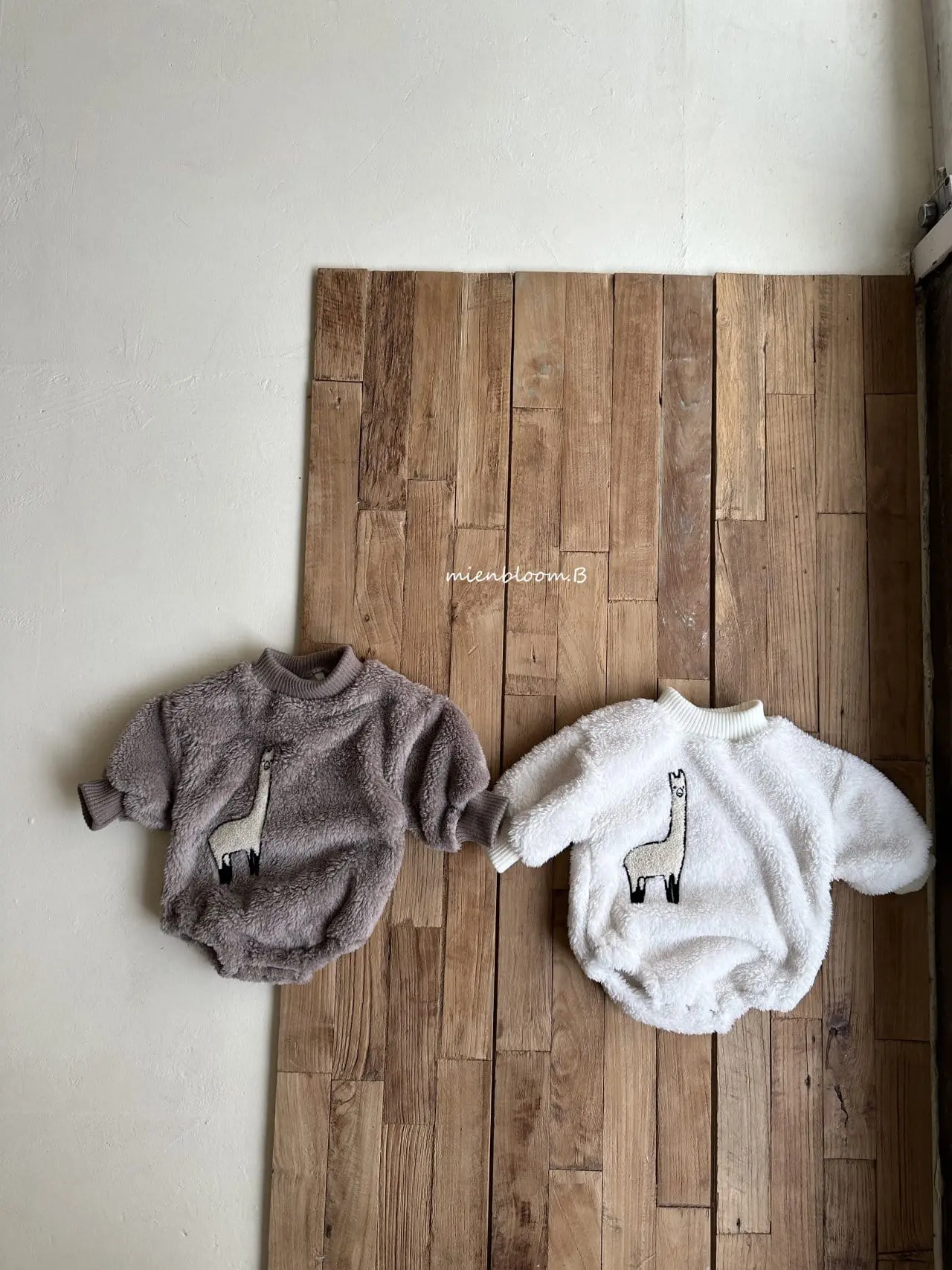 Mienbloom B - Korean Baby Fashion - #babyboutiqueclothing - Lama Bboggle Body Suit