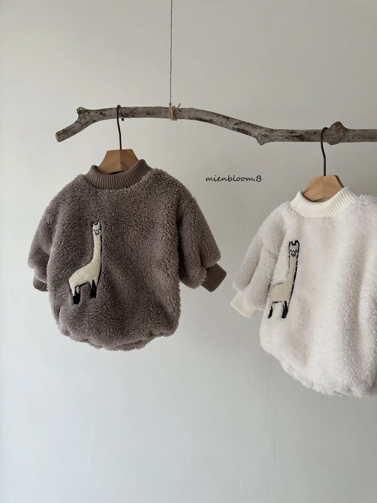 Mienbloom B - Korean Baby Fashion - #babygirlfashion - Lama Bboggle Body Suit - 5