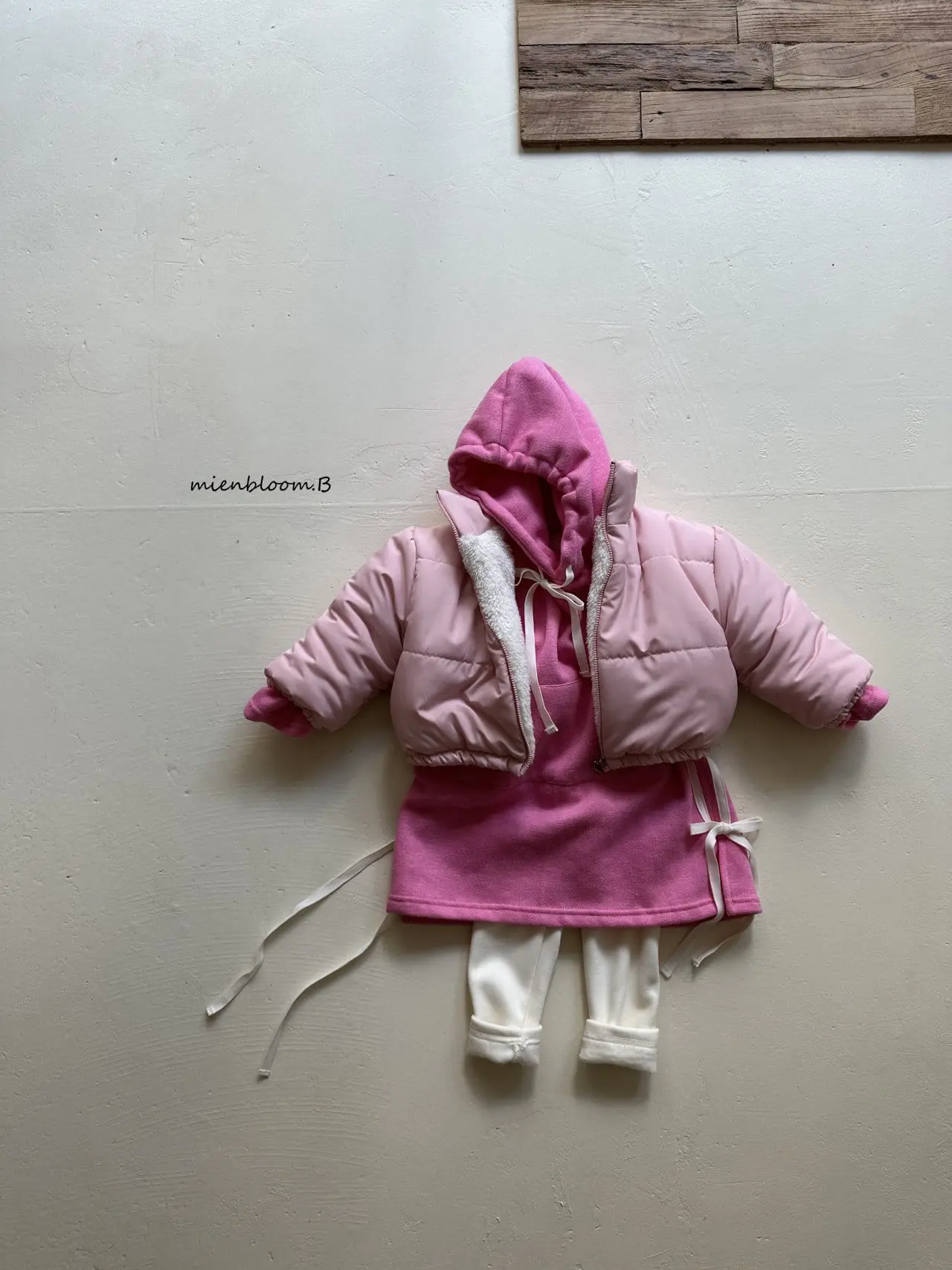 Mienbloom B - Korean Children Fashion - #discoveringself - Hoody Fleece One-Piece - 11