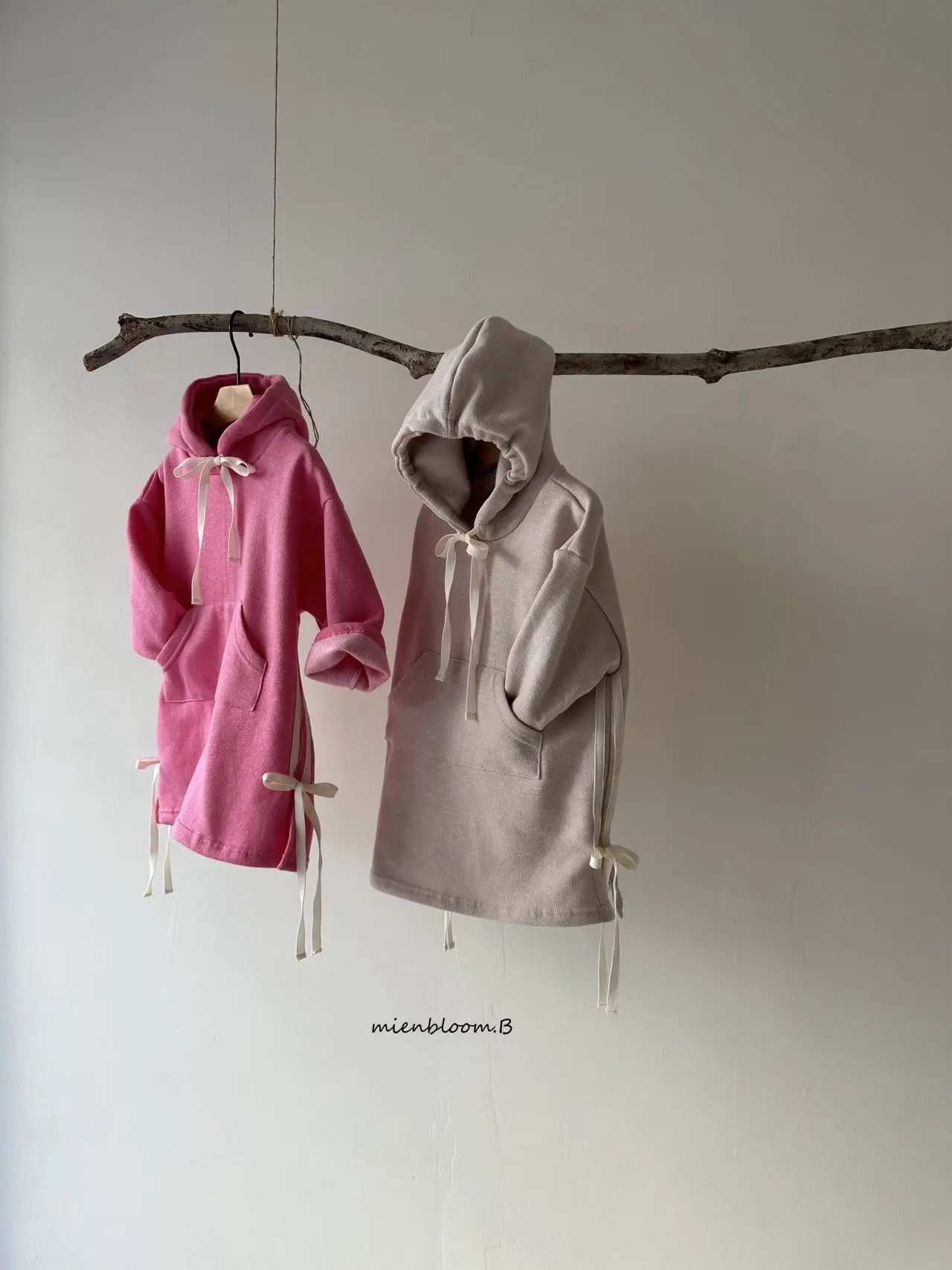 Mienbloom B - Korean Children Fashion - #littlefashionista - Hoody Fleece One-Piece