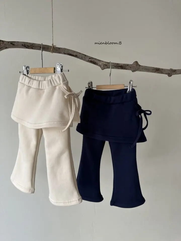 Mienbloom B - Korean Children Fashion - #littlefashionista - Ribbon Skirt pants - 5