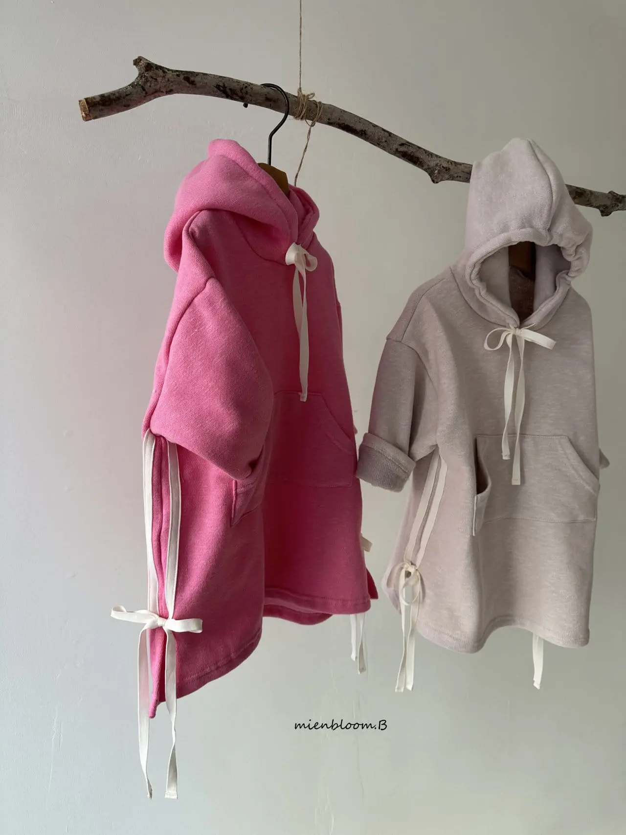 Mienbloom B - Korean Children Fashion - #magicofchildhood - Hoody Fleece One-Piece - 2