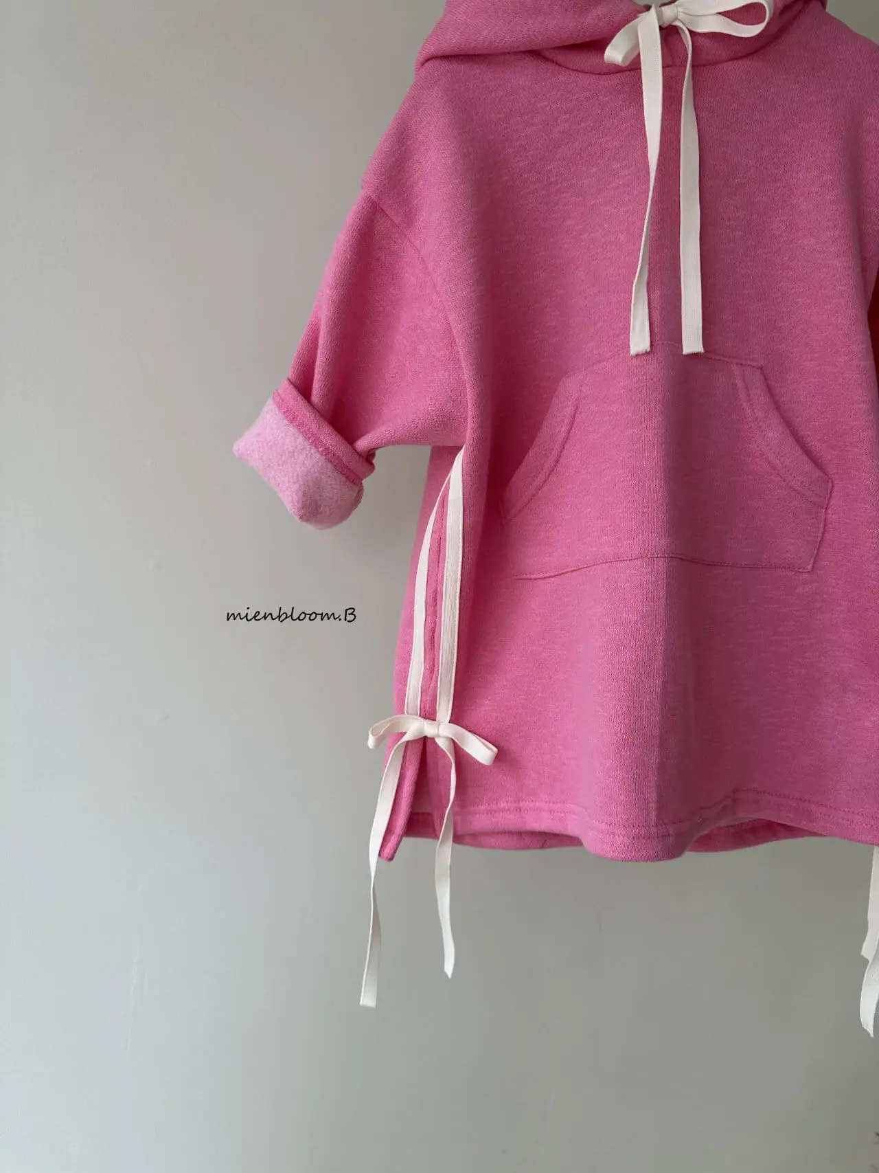 Mienbloom B - Korean Children Fashion - #todddlerfashion - Hoody Fleece One-Piece - 5