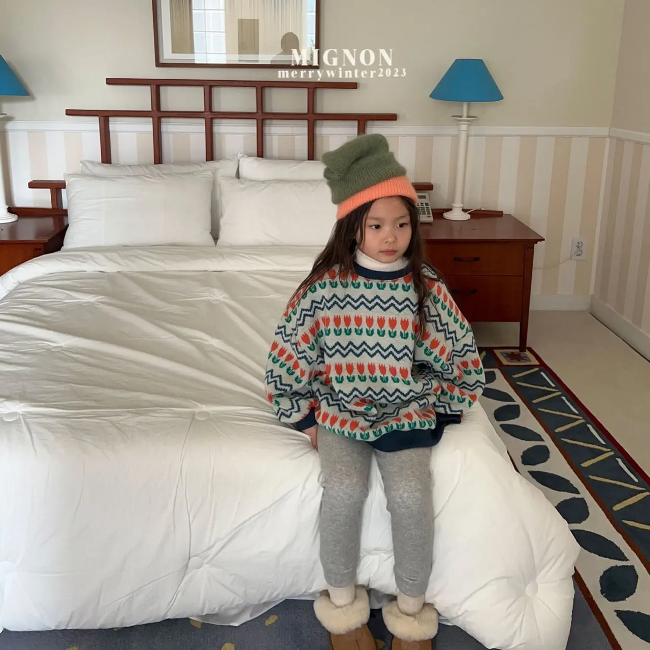 Mignon - Korean Children Fashion - #Kfashion4kids - St Knit Pullover - 8