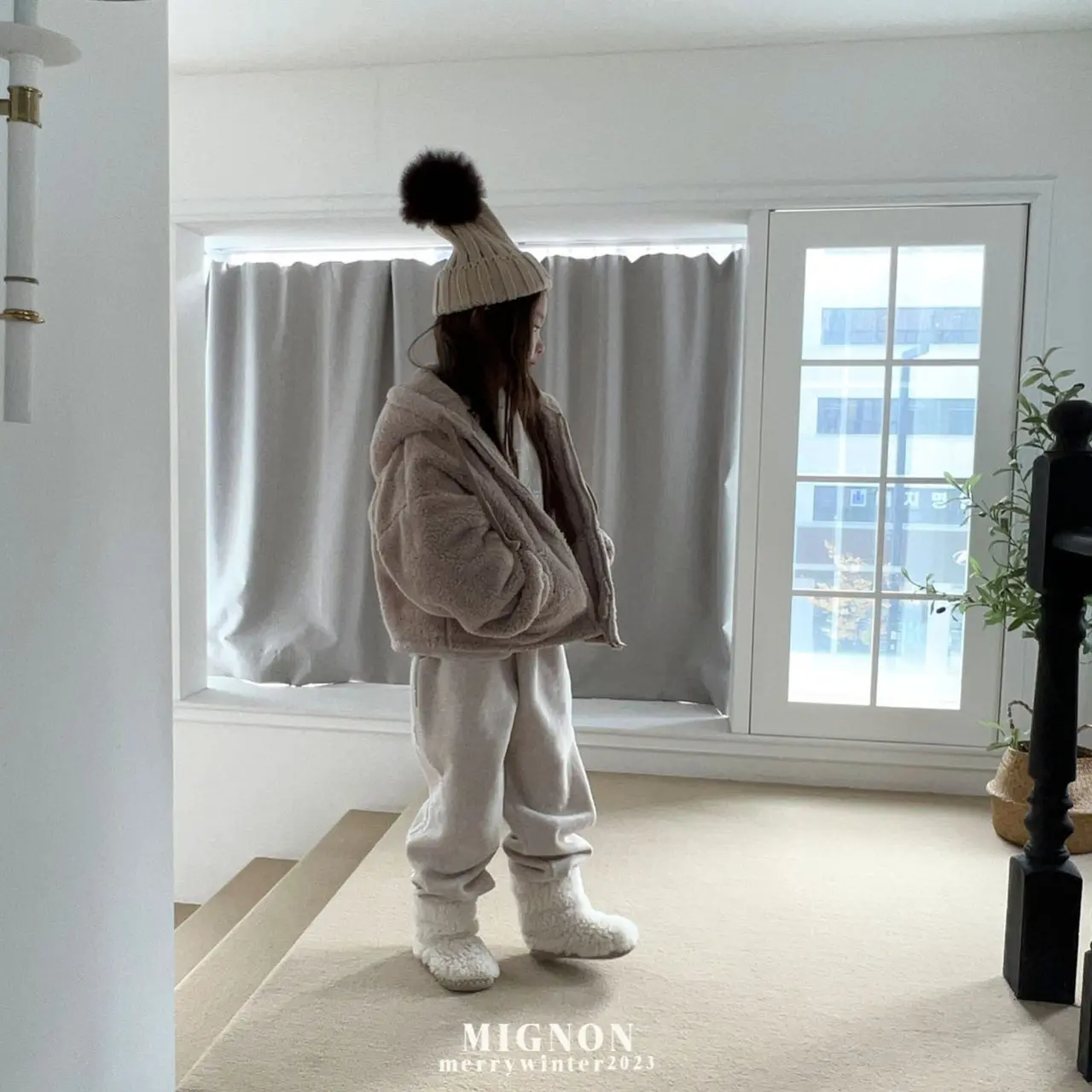 Mignon - Korean Children Fashion - #childrensboutique - Bbogle Crop Fluffy Jumper - 3