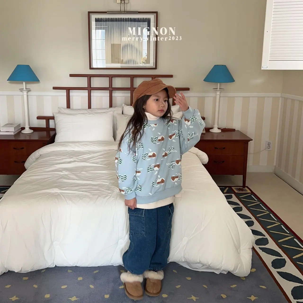 Mignon - Korean Children Fashion - #discoveringself - Denim Cargo Pants - 8