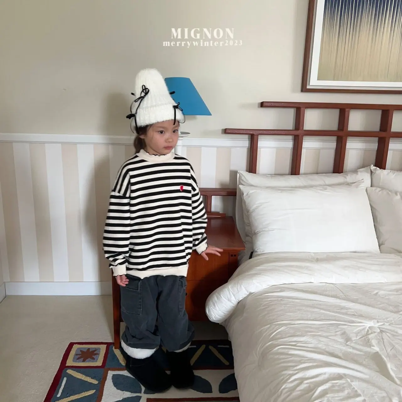 Mignon - Korean Children Fashion - #discoveringself - Rib Lala Sweatshirt - 12