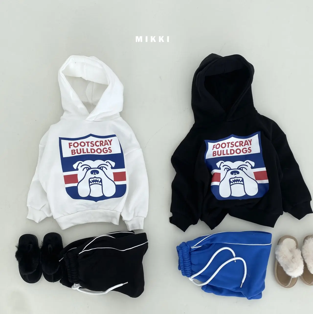 Mikki - Korean Children Fashion - #prettylittlegirls - Bulldog Hoody Tee - 4