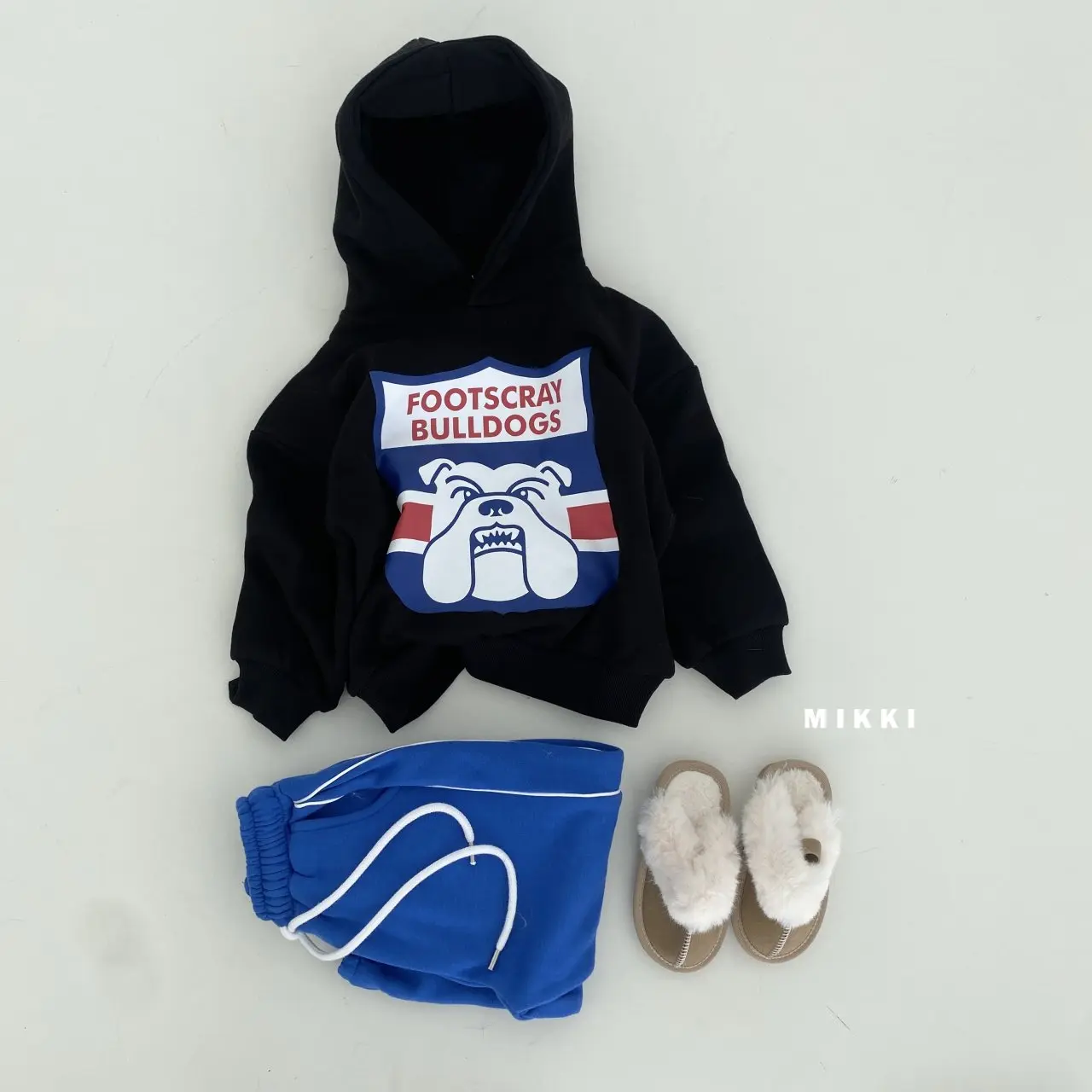 Mikki - Korean Children Fashion - #designkidswear - Bulldog Hoody Tee - 7