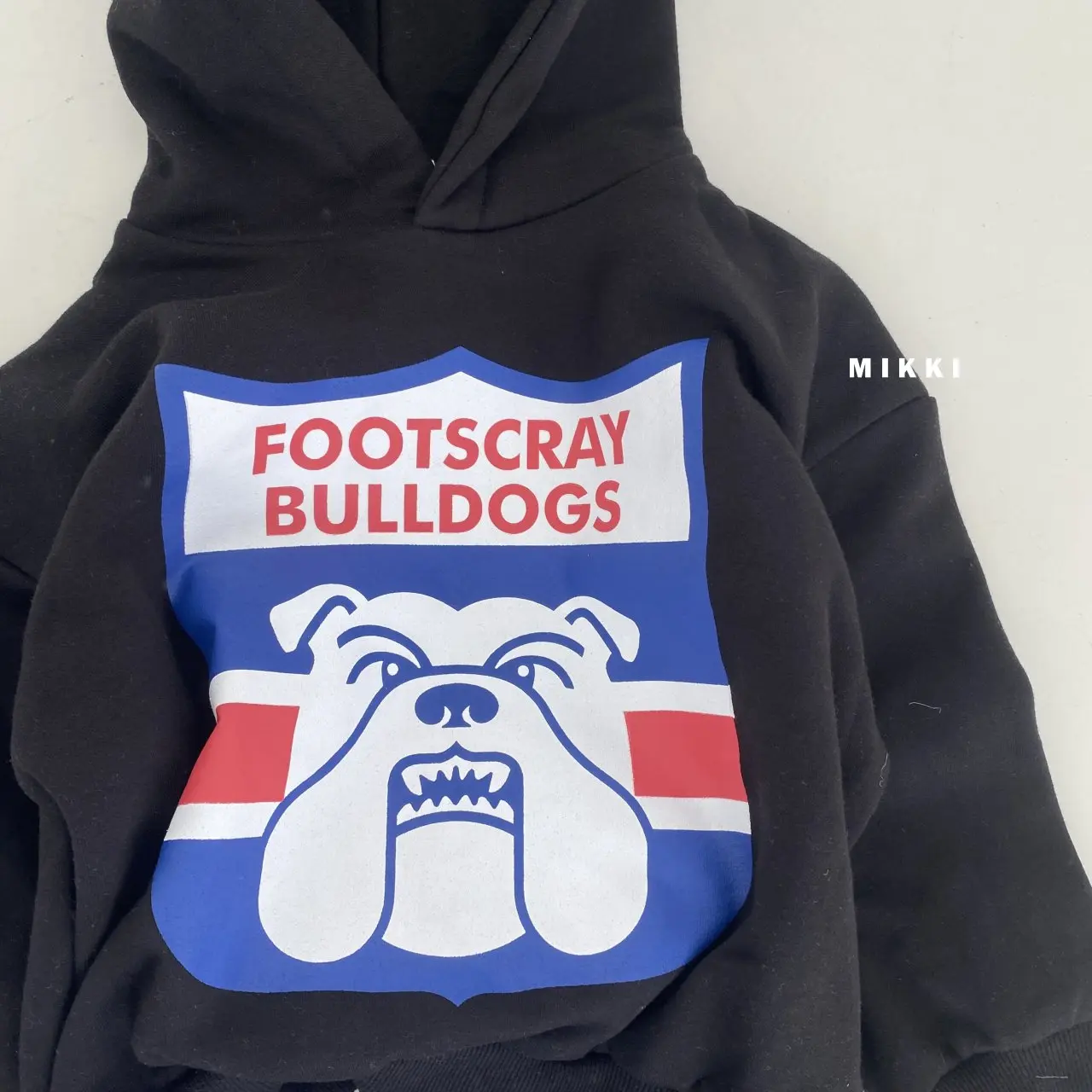 Mikki - Korean Children Fashion - #discoveringself - Bulldog Hoody Tee - 8