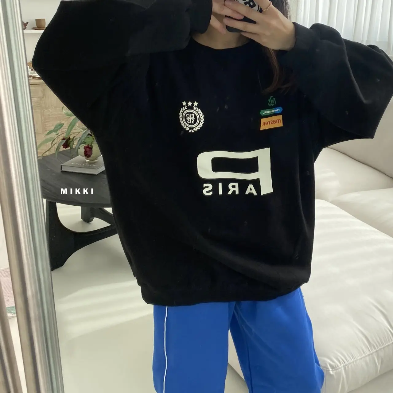 Mikki - Korean Children Fashion - #magicofchildhood - Paris Uniform Sweatshirt Mom - 3