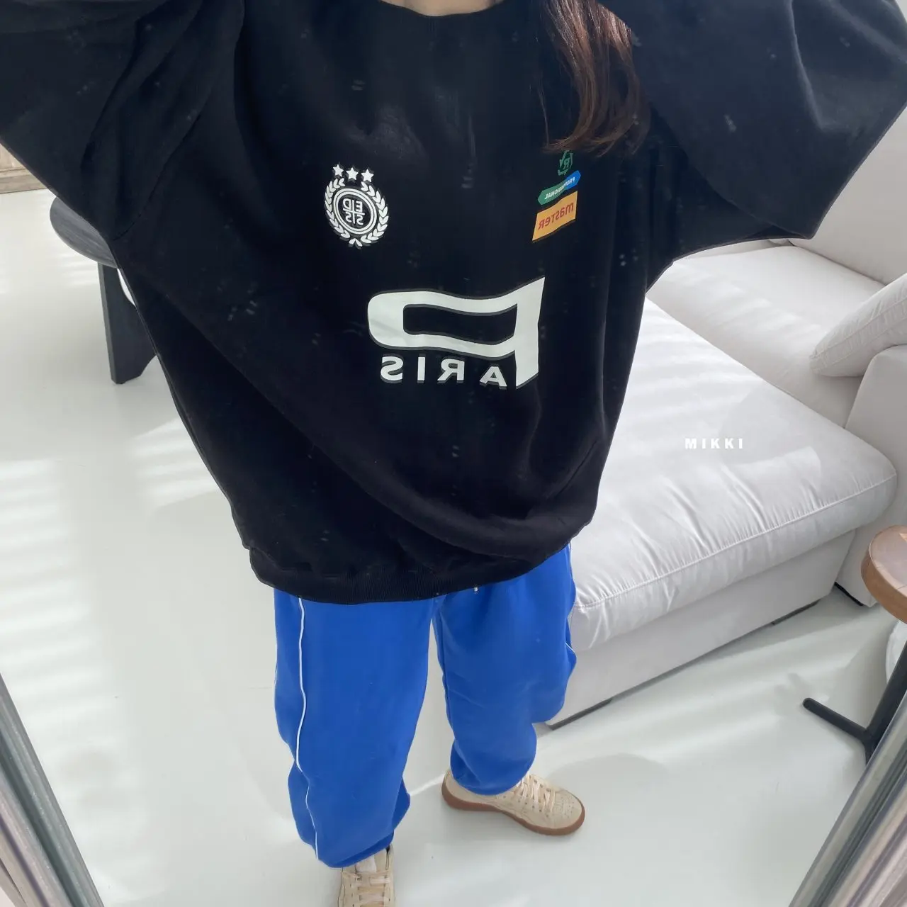 Mikki - Korean Children Fashion - #magicofchildhood - Paris Uniform Sweatshirt Mom - 4