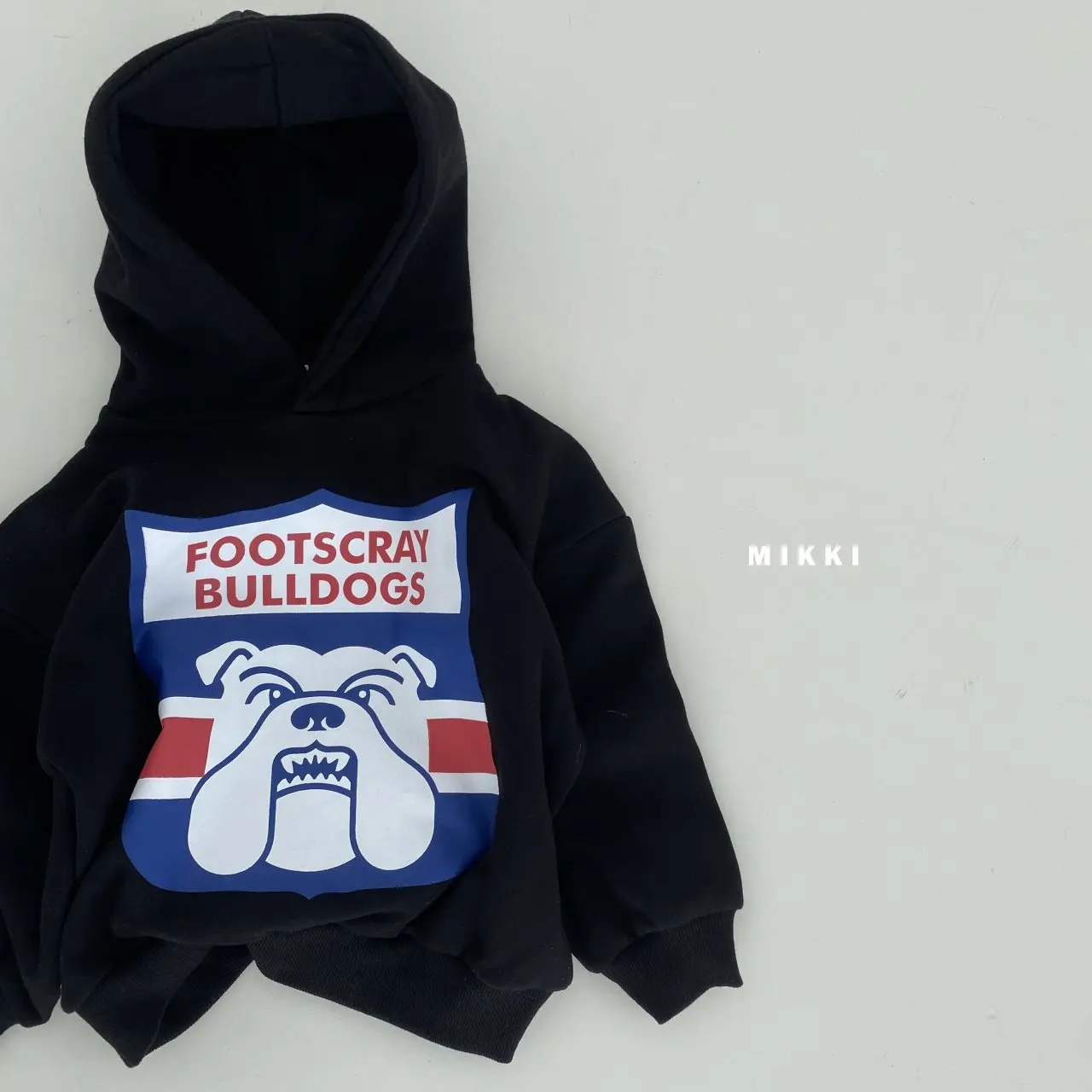 Mikki - Korean Children Fashion - #prettylittlegirls - Bulldog Hoody Tee - 3