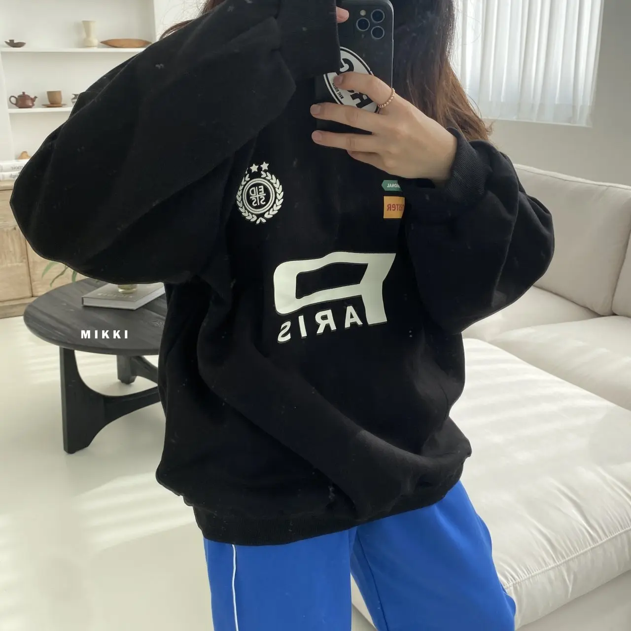 Mikki - Korean Children Fashion - #todddlerfashion - Paris Uniform Sweatshirt Mom - 6