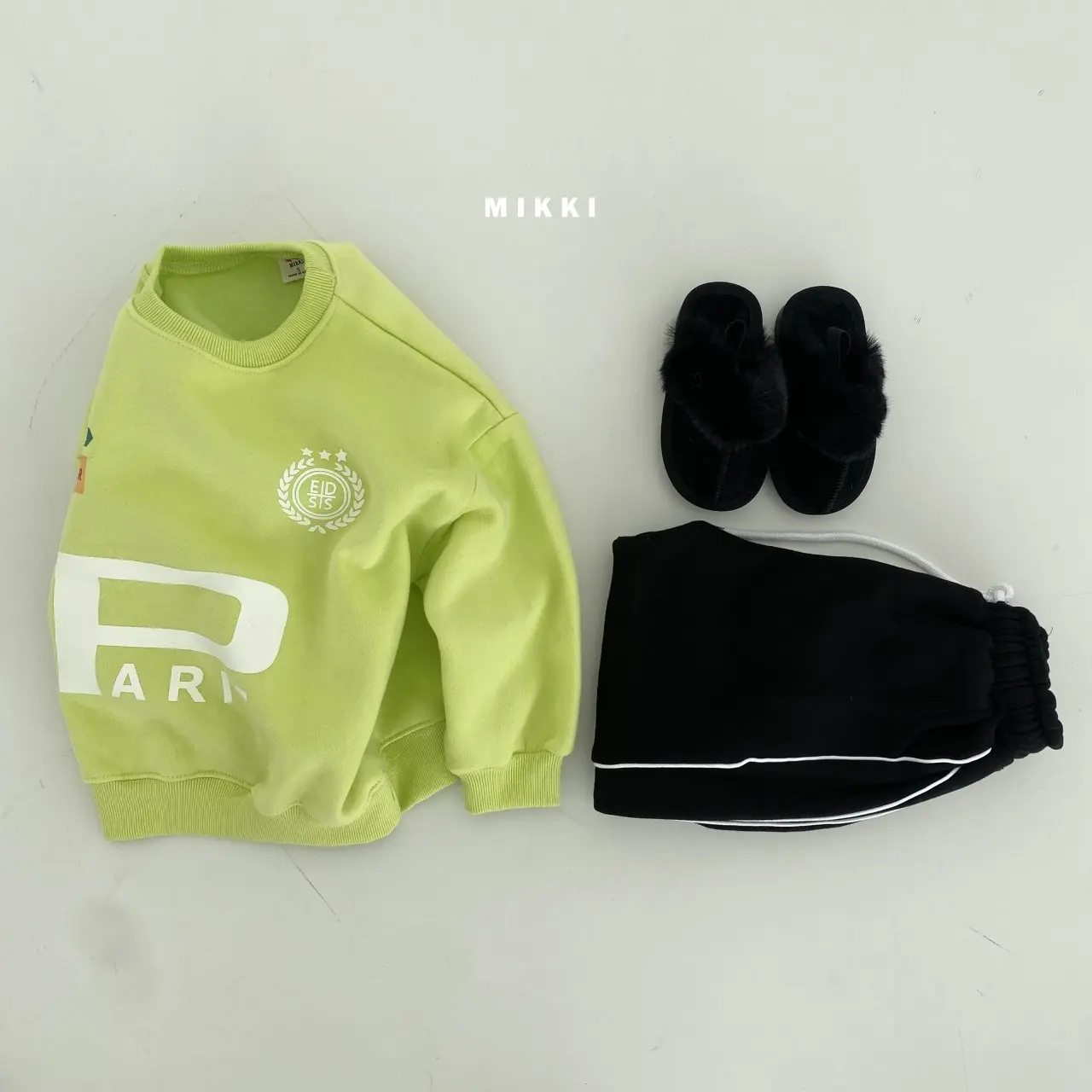 Mikki - Korean Children Fashion - #todddlerfashion - Paris Uniform Sweatshirt - 7