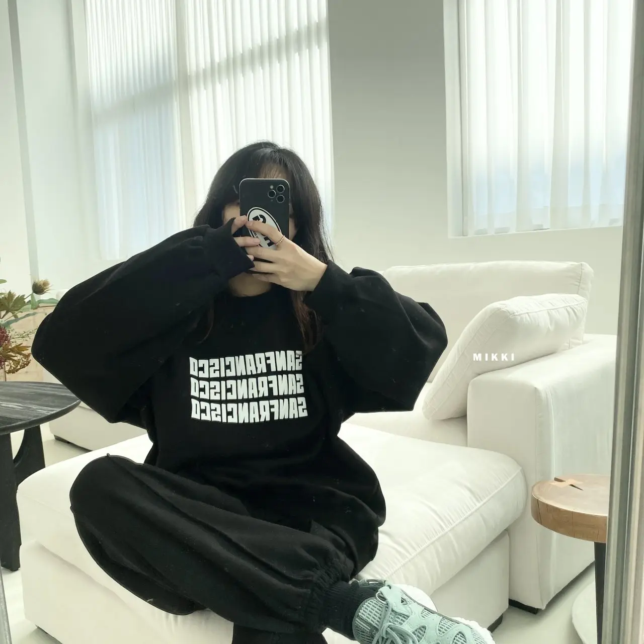 Mikki - Korean Women Fashion - #momslook - Sanfran Sweatshirt Mom - 11