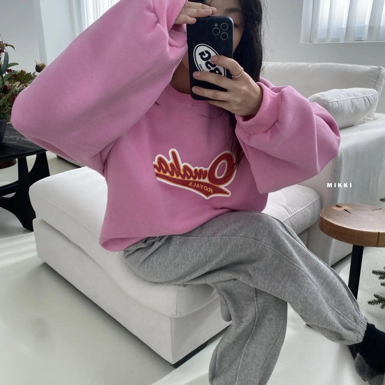 Mikki - Korean Women Fashion - #momslook - Omaha Sweatshirt Mom - 12